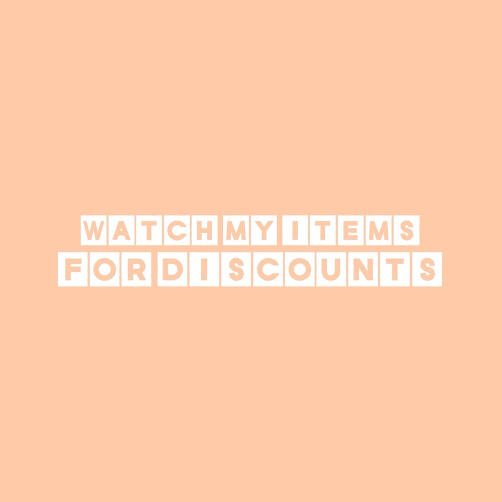 Watch my items for offers!